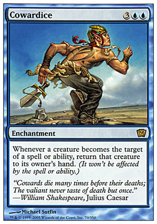 Cowardice (9th Edition) Medium Play