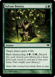 Sylvan Bounty (Conflux) Medium Play Foil