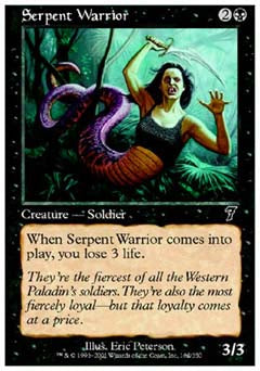Serpent Warrior (7th Edition) Medium Play