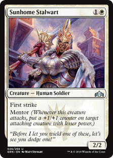 Sunhome Stalwart (Guilds of Ravnica) Medium Play