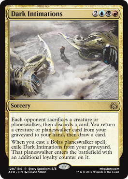 Dark Intimations (Aether Revolt) Medium Play