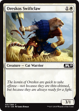 Oreskos Swiftclaw (Magic 2019 Core Set) Near Mint