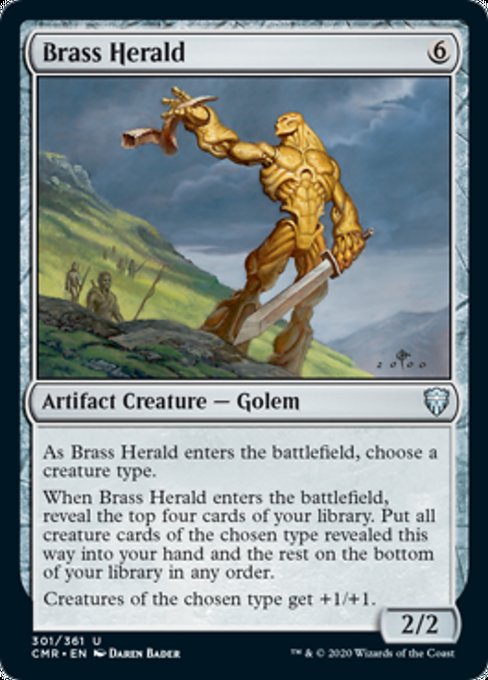 Brass Herald (Commander Legends) Medium Play