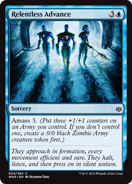 Relentless Advance (War of the Spark) Near Mint Foil