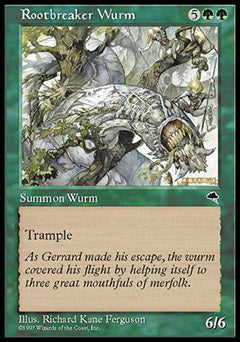 Rootbreaker Wurm (Tempest) Medium Play