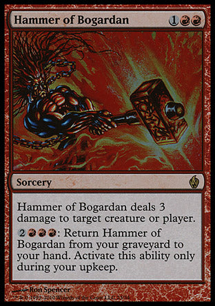 Hammer of Bogardan (Premium Deck Series: Fire and Lightning) Light Play Foil