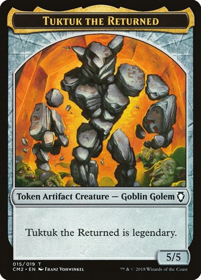 Tuktuk the Returned Token (Commander Anthology Volume II) Light Play