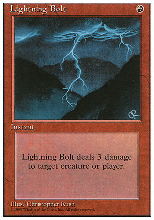 Lightning Bolt (4th Edition) Heavy Play