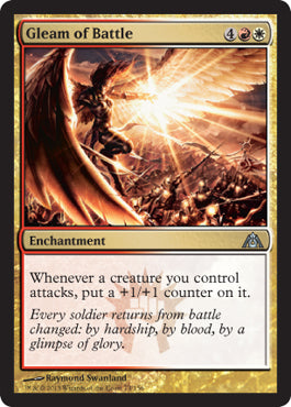Gleam of Battle (Dragon's Maze) Near Mint Foil