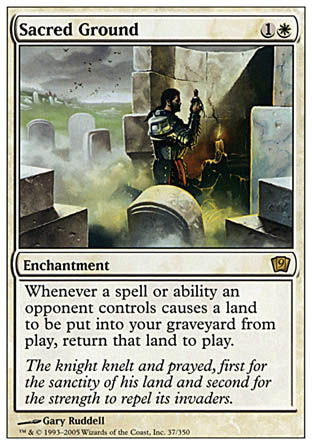 Sacred Ground (9th Edition) Light Play