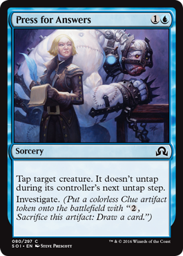 Press for Answers (Shadows Over Innistrad) Light Play