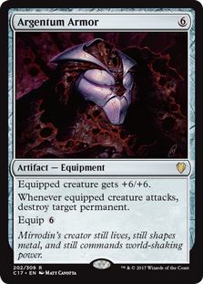 Argentum Armor (Commander 2017) Light Play