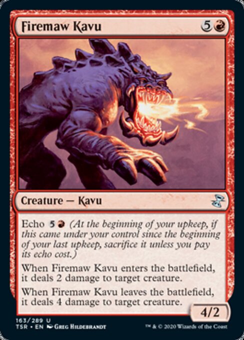 Firemaw Kavu (Time Spiral Remastered) Near Mint