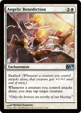 Angelic Benediction (Magic 2013 Core Set) Near Mint Foil