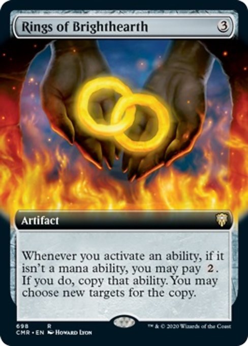 Rings of Brighthearth (Extended Art) (Commander Legends) Near Mint
