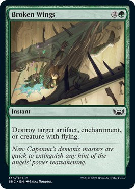 Broken Wings (Streets of New Capenna) Near Mint Foil