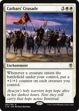 Cathars' Crusade (Commander 2016 Edition) Near Mint