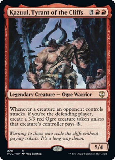 Kazuul, Tyrant of the Cliffs (Commander: Streets of New Capenna) Near Mint
