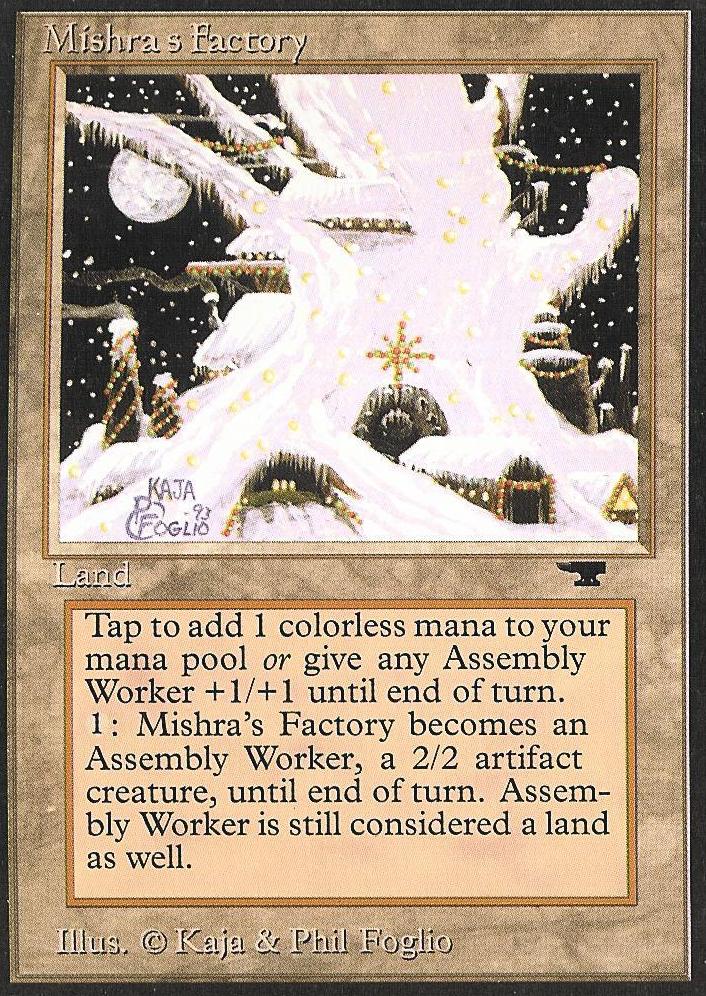 Mishra's Factory (Winter Snow) (Antiquities) Heavy Play