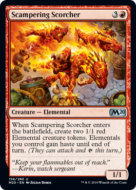 Scampering Scorcher (Magic 2020 Core Set) Near Mint