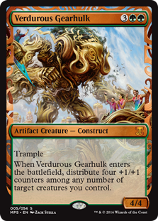 Verdurous Gearhulk (Kaladesh Inventions) Light Play Foil