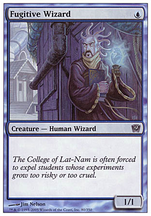 Fugitive Wizard (9th Edition) Medium Play