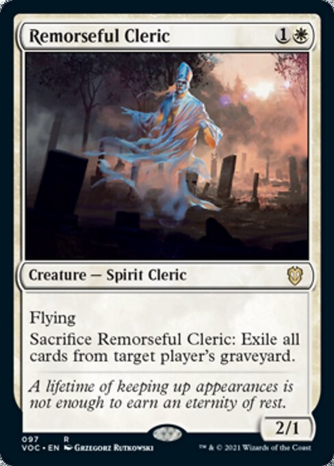 Remorseful Cleric (Commander 2021 Crimson Vow) Near Mint