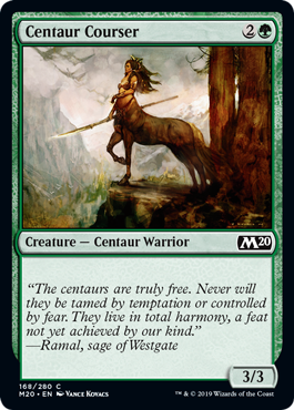 Centaur Courser (Magic 2020 Core Set) Near Mint