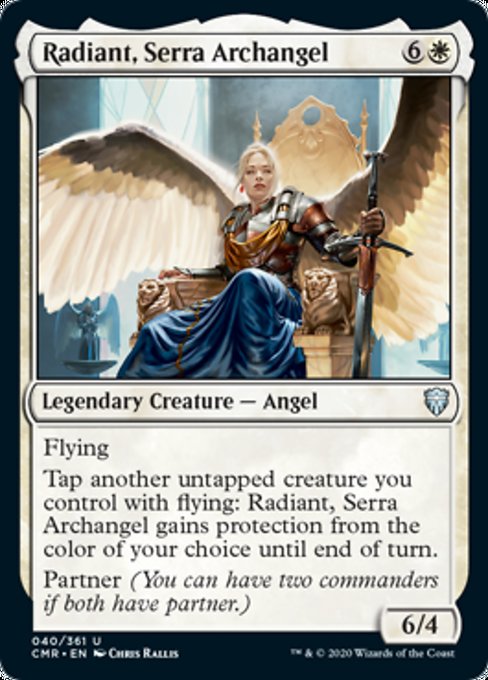 Radiant, Serra Archangel (Commander Legends) Near Mint