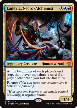 Ludevic, Necro-Alchemist (Commander 2016 Edition) Medium Play Foil