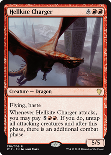 Hellkite Charger (Commander 2017) Near Mint