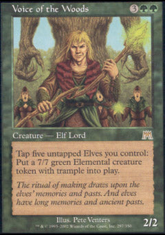 Voice of the Woods (Onslaught) Light Play Foil