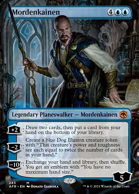 Mordenkainen (Borderless) (Adventures in the Forgotten Realms) Near Mint Foil