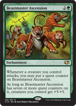 Beastmaster Ascension (Commander 2014 Edition) Near Mint