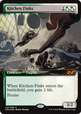 Kitchen Finks (Ultimate Box Toppers) Near Mint Foil
