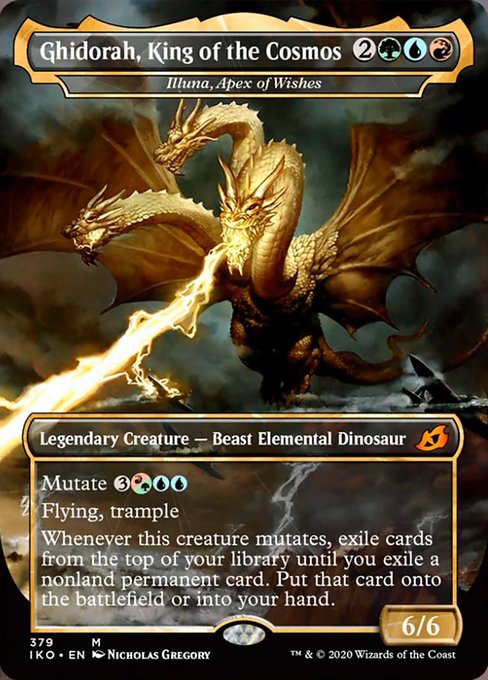 Ghidorah, King of the Cosmos (Ikoria: Lair of Behemoths) Near Mint Foil