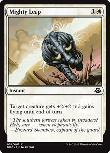 Mighty Leap (Duel Decks: Kiora vs Elspeth) Near Mint