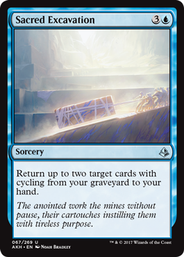 Sacred Excavation (Amonkhet) Near Mint