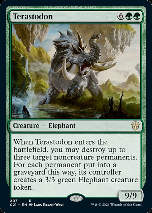 Terastodon (Commander 2021 Strixhaven) Light Play