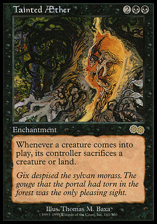 Tainted AEther (Urza's Saga) Heavy Play
