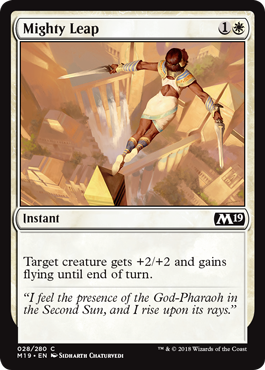 Mighty Leap (Magic 2019 Core Set) Near Mint