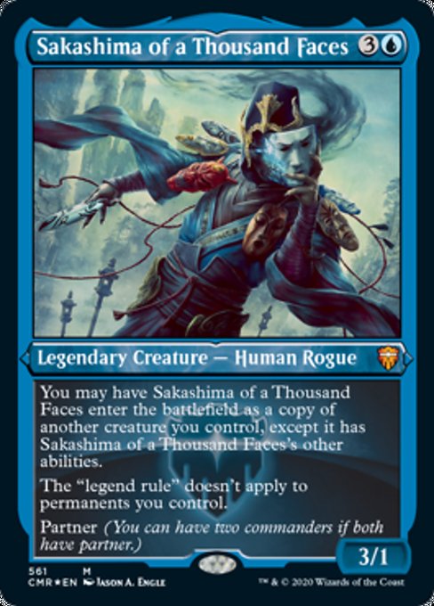 Sakashima of a Thousand Faces (Foil Etched) (Commander Legends) Near Mint Foil