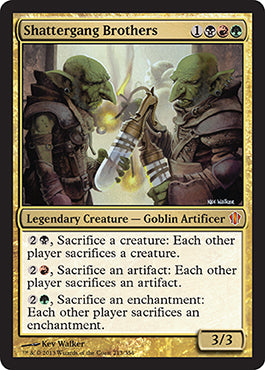 Shattergang Brothers (Commander 2013 Edition) Light Play