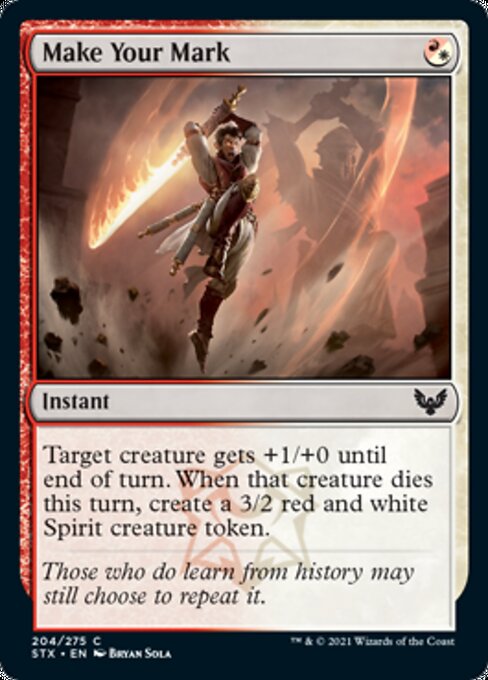 Make Your Mark (Strixhaven) Medium Play