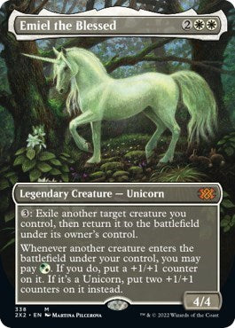 Emiel the Blessed (Borderless) (Double Masters 2022) Near Mint