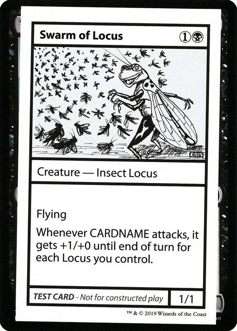 Swarm Of Locus (No PW Symbol) (Mystery Booster Test Print 2021) Near Mint