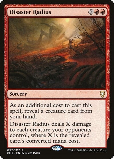 Disaster Radius (Commander Anthology Volume II) Near Mint