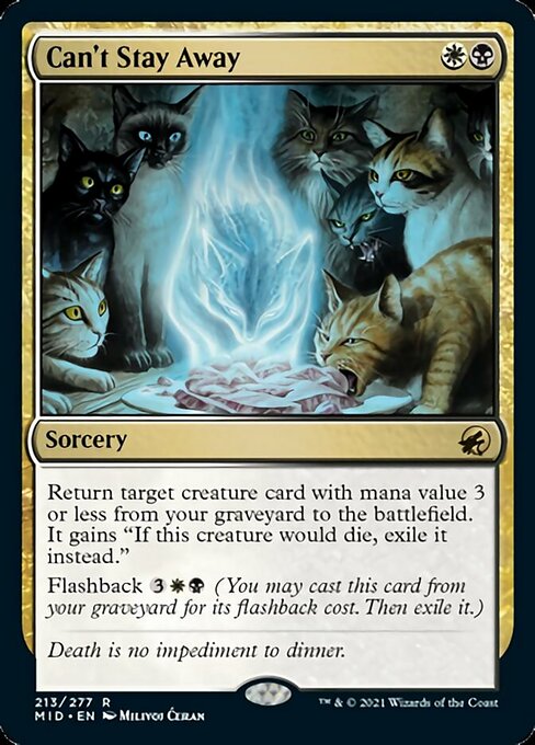 Can't Stay Away (Innistrad: Midnight Hunt) Near Mint Foil