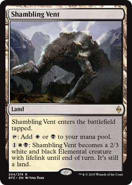 Shambling Vent (Battle for Zendikar) Near Mint Foil