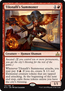 Tilonalli's Summoner (Rivals of Ixalan) Medium Play